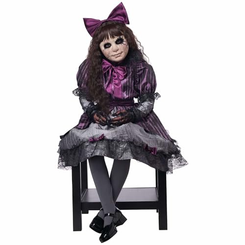 Disfraz infantil Creepy Doll talla Medium miniatura 2