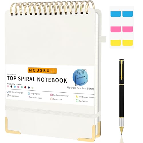 Carnet à spirales A4 haut de gamme 240 pages en papier 100g rigide