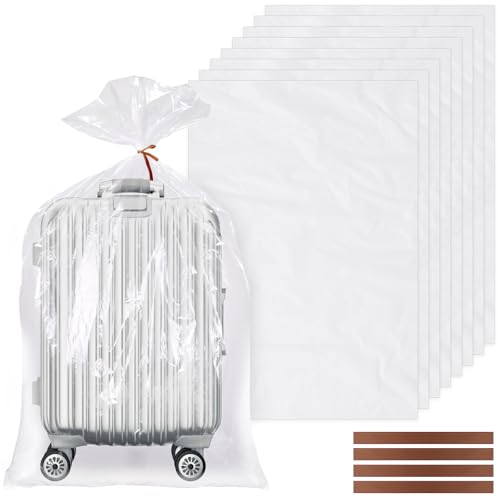 16 Pack Large Clear Plastic Bags, 40" x 60" Large Storage Bags