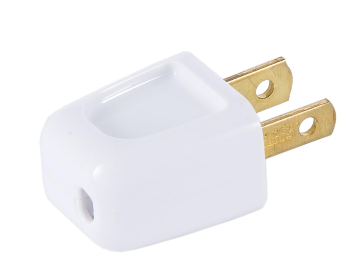 B&P Lamp® Polarized Quick Connect Lamp Plug (SPT-1, White)