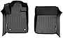 MAXLINER Floor Mats 1st Row Liner Set Black for 2012-2022 Toyota Tundra or Sequoia