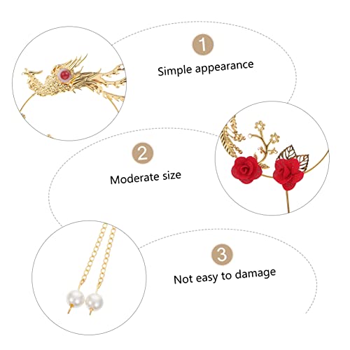 Uonlytech 2 Unidades Cartão De Dia Namorados Guarnição De Ouro Medalhão De Ouro Decoração Chinesa To