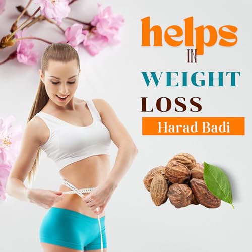 Brijbooti Natural Harad badi Whole - 200 Gm - Kadukkai - Karakkaya - Yellow Terminalia Chebula, Haritaki | FSSAI, GMP, ISO Certified