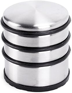 Oxid7® Stoper do drzwi ze stali nierdzewnej o wysokości ok. 8,5 x 8 cm (szer. x wys.)  bufor drzwiowy ok. 1,2 kg do ciężkich drzwi  stoper do drzwi ze stali nierdzewnej  1 szt