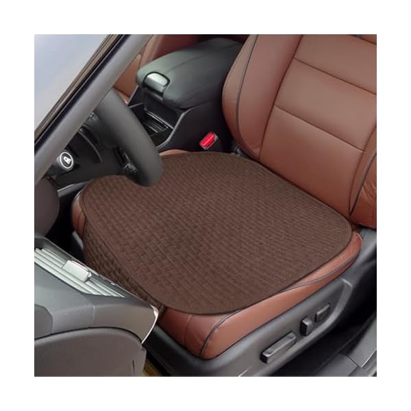 ASUBHA Car Seat Bottom Cover, Front Driver or Passenger Seat Cushion with Pocket, Universal Breathable Comfort Auto Seat Protector Mat, Car Accessories for Truck, SUV, Van - Image 4