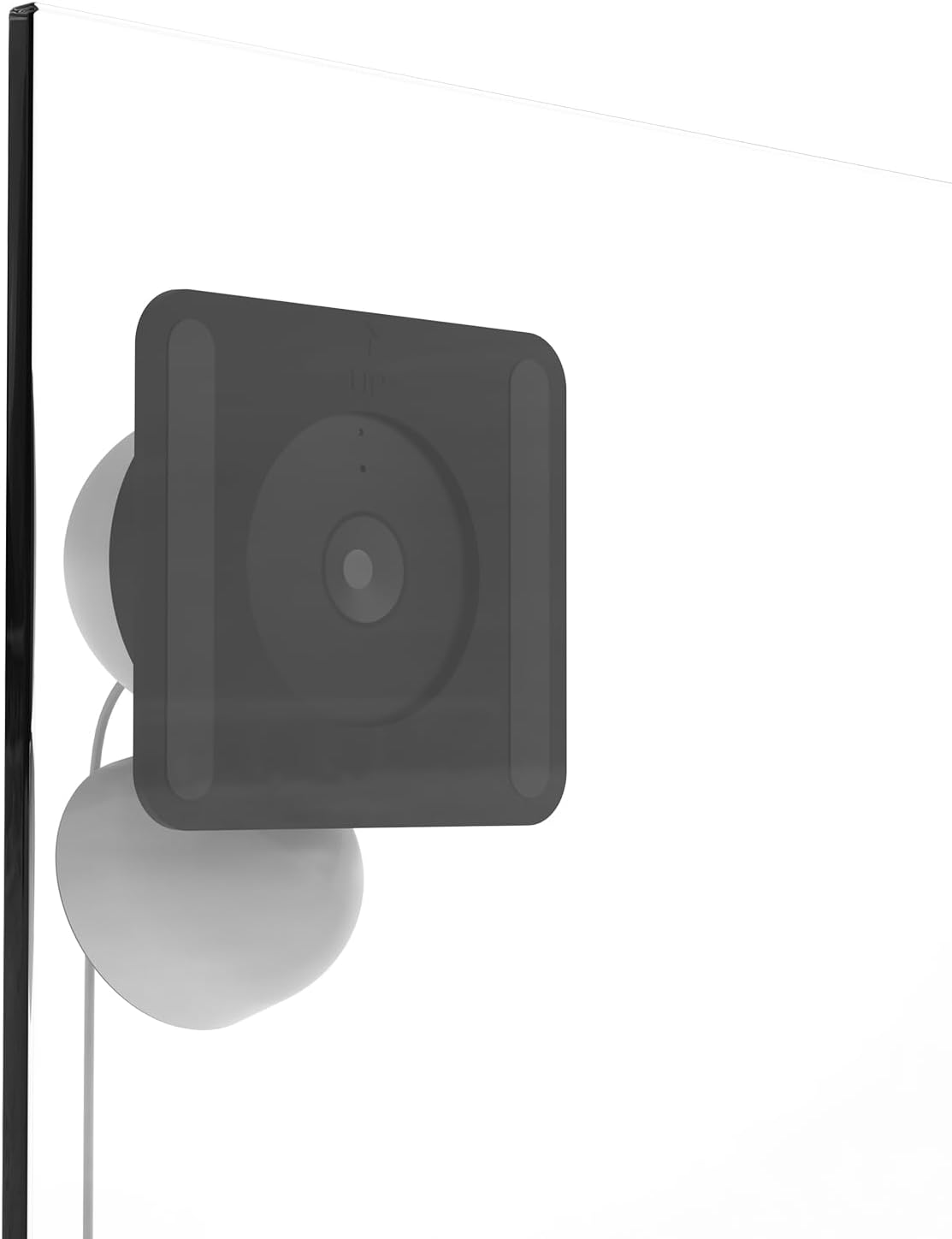 Holicfun Window Mount for Google Nest Cam Indoor Wired 2nd & 3rd Gen, Black image 3