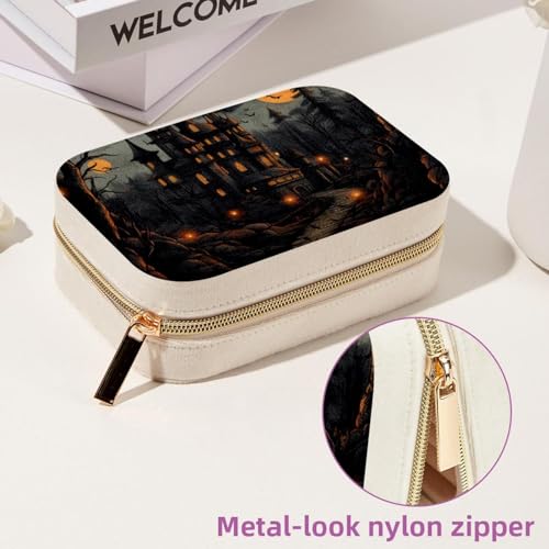 Étui de voyage pour colliers et bagues format compact en velours - 7