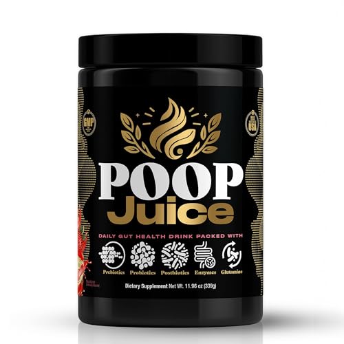 Poop Juice 5-in-1 Daily Fiber Supplement Powder - Bloat &