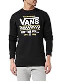 Vans Herren Stackton Crew Sweatshirt, Schwarz, L