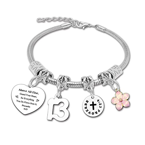 DlaeKua 13th Birthday Gifts for Bracelet Jewelry for Women 13th Birthday Present for Daughter Granddaughter 13 Years Old Birthday Gifts for Sister Friends Gifts For 13 Year Old