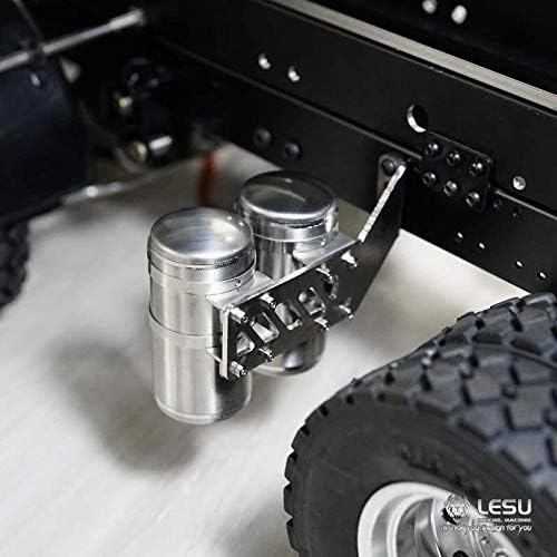 Lesu Metal CNC Air Tank for 1/14 Rc DIY 3348 Dumper Tractor Truck