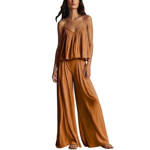 Conjunto de pantalón plisado para mujer ideal para un look casual de verano