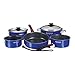 Magma Products, A10-366-CB-2-IN Gourmet "Nesting" 10-Piece Colored Stainless Steel Induction Cookware Set with Ceramica Non-Stick