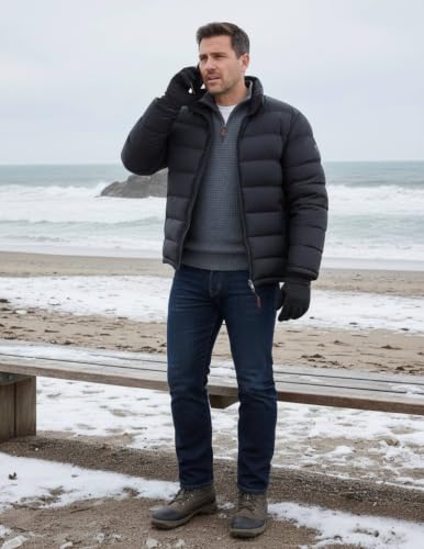 COOFANDY Mens Quilted 1/4 Zip