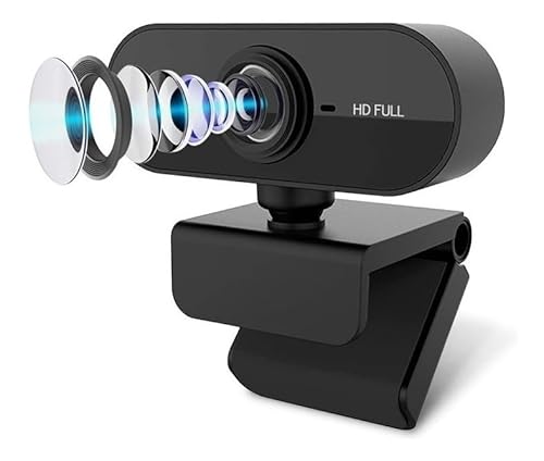 Câmera Full Hd 1080p Webcam Com Microfone 360º Computador Pc