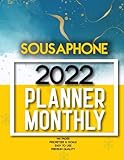  Sousaphone 2022 Planner Monthly: 2022 do it all planner, 2022 planner weekly and monthly 8.5x11, 2022 Monthly Planner and Weekly Planner and Organizer with Appointment