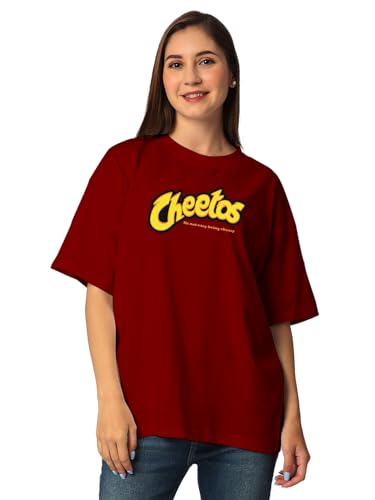 Image of Women's Letter Print Oversized Fit T-Shirt