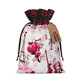 Paris Eiffelturm Frankreich Druck Festlich Kordelzug Geschenk Umweltfreundliche Taschen Wiederverwendbare Beutel Geburtstag Hochzeit Party