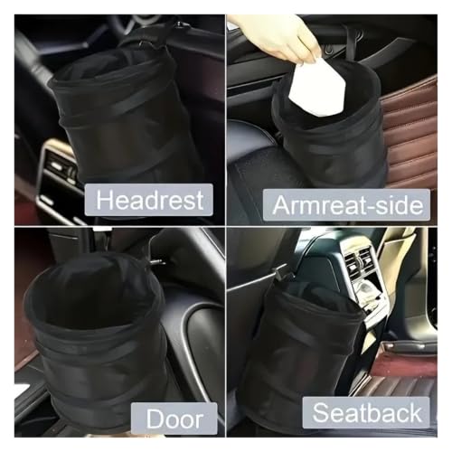 Basurero para coche portátil y bolsa plegable impermeable de viaje 5