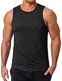 Funktionalität: Das ärmellose Herren T-Shirt verfügt über schweißabsorbierende, feuchtigkeitsableitende und schnell trocknende Eigenschaften für mehr Komfort beim Sport