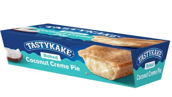 Tastykake Coconut Creme Baked Pies - 4 oz Each (Pack of 6)