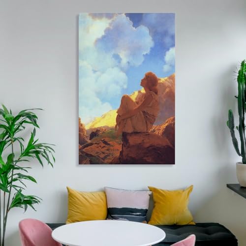 Toile Maxfield Parrish Parris12 impression d'art premium 20 x 30 cm