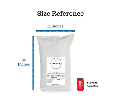 CEREAUSLY Organic Black Quinoa – Premium Royal Quinoa from Bolivia – Kosher and Non-GMO Quinoa Bulk – Vegan and Gluten-Fee Cooking Quinoa – 25 LB - Thumbnail 5