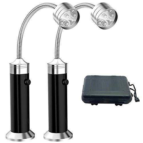 Fbve Barbecue Grill Light, 2 Pack Magnetic Base Ultra-Bright Led Grill Lights, 360 Degree Flexible Gooseneck, Weather Resistant #TOP5