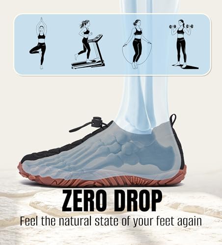 Image of Minimalist Barefoot Shoes for Women Men Wide Toe Zero Drop Lightweight Casual Sneakers