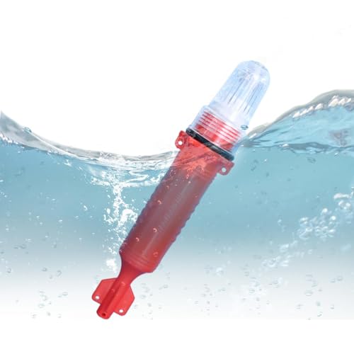 Fishing Safety Flares, Safety Fishing Light Day Night Fish Luring Tool, Boating Flares Waterproof Electronic Boating Safety Kit for Marine Coast Guard