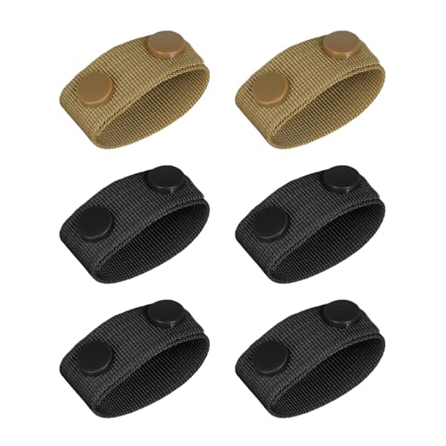6pcs Duty Belt Keepers for Law Enforcement, 0.98