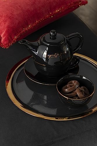 Tasse + théière J-Line porcelaine pour infuser un thé parfait - 3