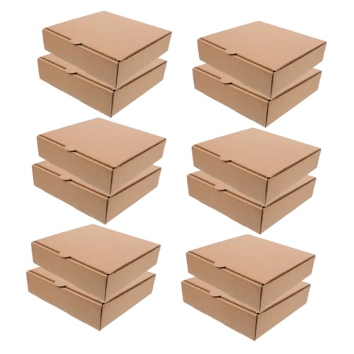 HEALLILY Pizza Slice Boxes 20pcs Corrugated Pizza Box Heat Retention Leak Proof Food Packaging for Takeout