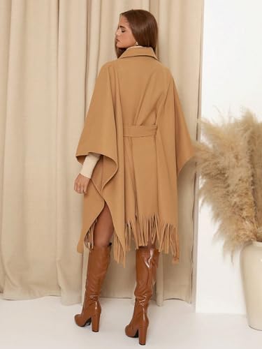 Women's 2024 Winter Fashion Coats Double-Breasted Elegant Long Sleeve Coat3