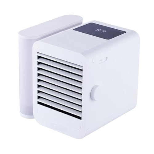 【HANNE12】 冷風扇 卓上クーラー コンパクトクーラー USB給電式 加湿機能付き 冷風機 省エネ エアコン代節約 風量99段階 タッチパネル式 大容量1000mlタンク 軽量 持ち運び便利 静音 おしゃれ 熱中症対策 扇風機より涼しい