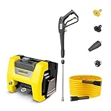 Kärcher Pressure Washer K1800PS Cube, CETA Certified, 3 Spray Nozzles, Detergent Tank, for Cars, Driveways, Siding, Patios, 1.2 max. GPM