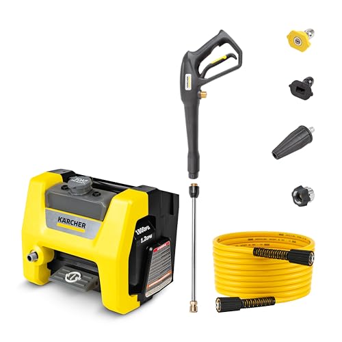 Karcher K1800PS Cube 1800 PSI 1.2 GPM Electric Power Pressure Washer with Turbo, 15°, & Soap Nozzles by KÄRCHER - Used condition - CA$214.72