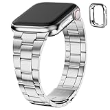 Fullmosa Sottile Cinturino per Apple Watch SE3 40mm 44mm 42mm 41mm 38mm Donna Uomo, Regolabile e Comfort Elegante Cinturini in Acciaio Inox Compatibile con Apple Watch Serie 11 10 9 8 7 6 5 4 3 2 1