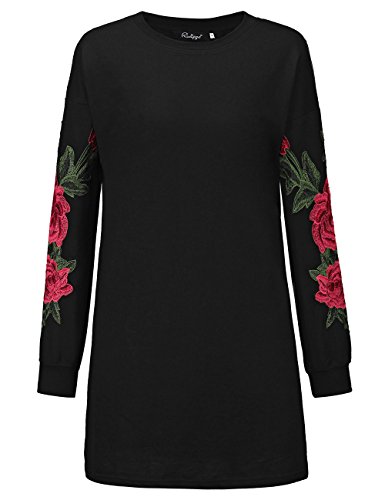 RUIYIGE Vestito Scamosciato Caldo Invernale Caldo