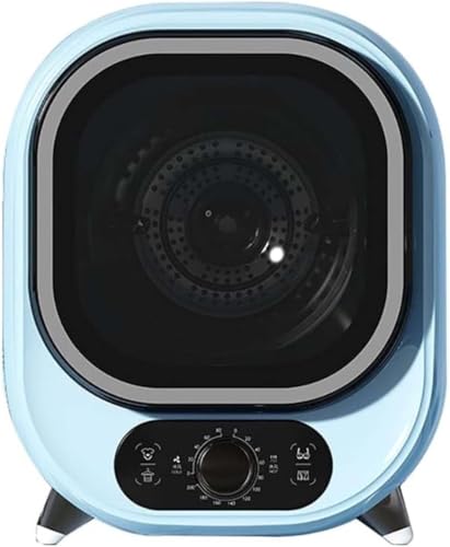 Secador Pequeño, Condensador Ventilado De 5 Kg - Secador De Giro Portátil Y Compacto, De Montaje En La Pared Con Capacidad De Carga De 0.8 Kg - Azul Elegante | Solución Ideal De Contrapalte(Color:b)