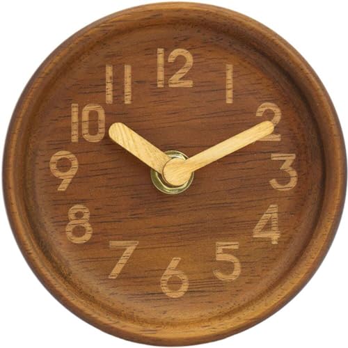 Mesa de escritorio de madera sin ruidos gracias al reloj silencioso 2
