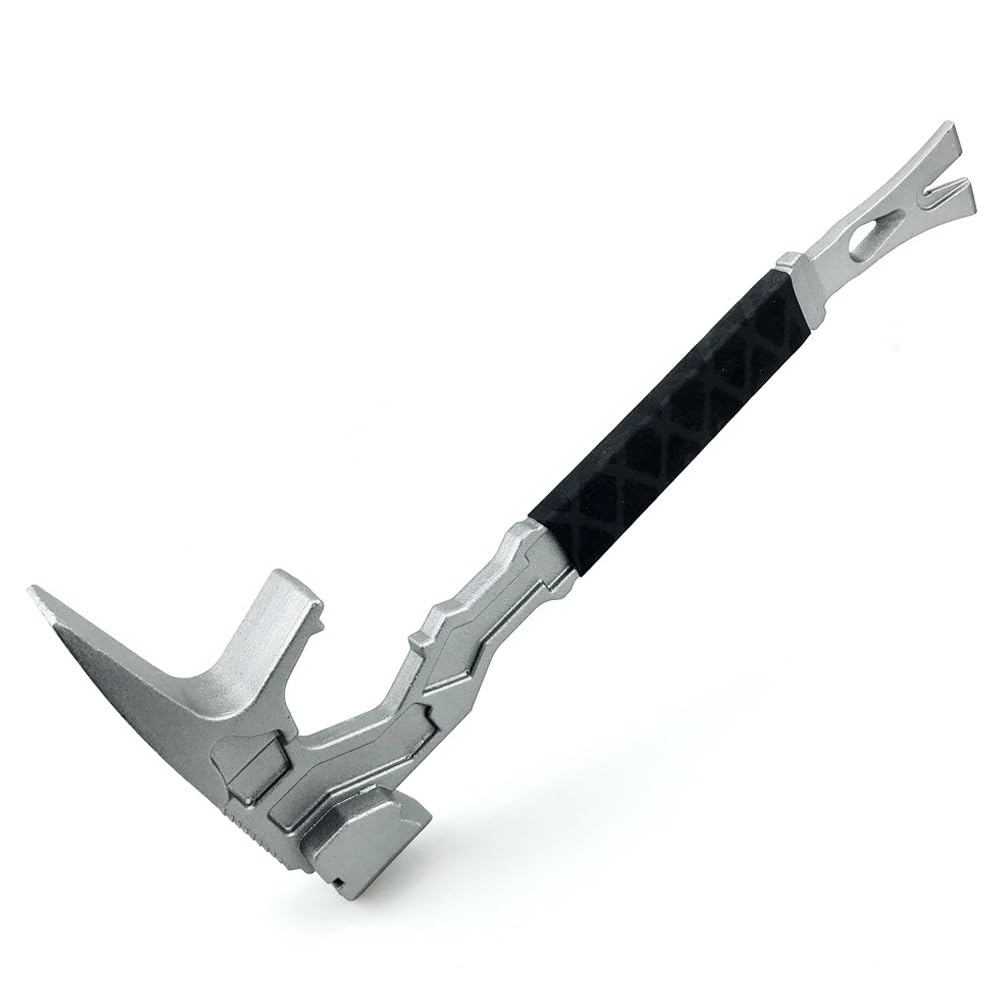 Herramienta de demolición, barra de palanca 15 en 1 con extractor de clavos y soporte magnético, construcción de acero al manganeso resistente para proyectos de bricolaje