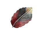  Brosche Magnetbrosche Schal Clip Bekleidung Poncho Taschen Stifel Textilschmuck Blatt Gelb - Blau - Rot
