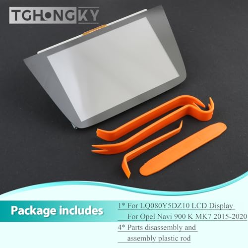 TGHongKy LCD Display Für Opel Astra K Mk7 2015-2020 Touchscreen Monitor Für Vauxhall Navi 900 Intellilink Schiffe Radio Display Für LQ080Y5DZ10 Media Bildschirmersatz LCD Bildschirm 8 Zoll XX