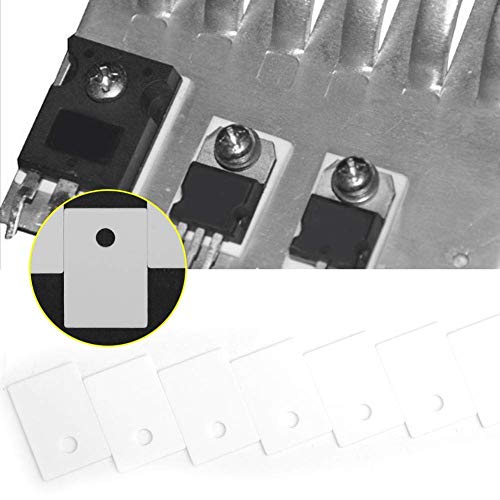 Fafeicy 100Pcs To-220 Alumina Ceramic Insulating Sheet Ceramic Sheet 3.2Mm Hole Mos Transistor Igbt Cooling Pad Used In Coal Mining, Conveying Systems, Milling Systems #TOP3