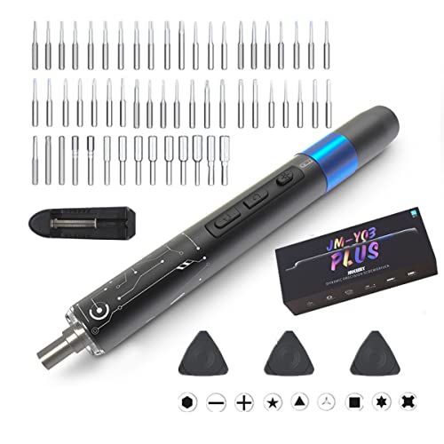 Precision Electric Screwdriver Kit, JAKEMY 61 In 1 Manual & Automatic Torque Power Screwdriver Set Rechargeable Cordless with LED Light for Laptop/Phone/Glasse/Watch thumbnail 3