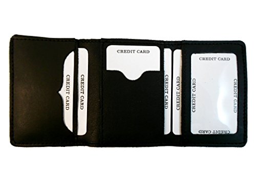 Men's Firefighter Handcrafted Leather Trifold Wallet3