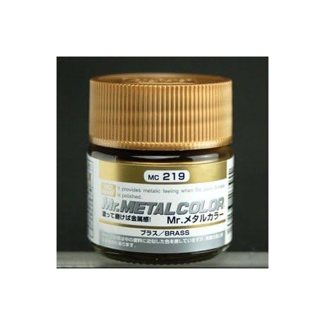 Mr. Metal Color 219 Brass 10ml: Precision Painting for Durable Shine
