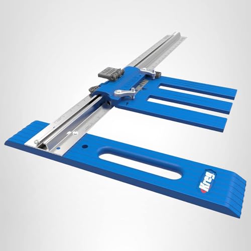Kreg KMA2685 Rip-Cut Circular Saw Guide - Cutting Tool - Guide is Best for Regular (Side-Blade) Circular Saw - Ensure Compatibility Before Use - Woodworking Tools for Home Improvement