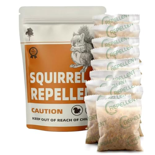 KQCWKH Squirrel Repellent Outdoor, Chipmunk Repellent for Garden, Attic, Garage, Patio and Sheds,...